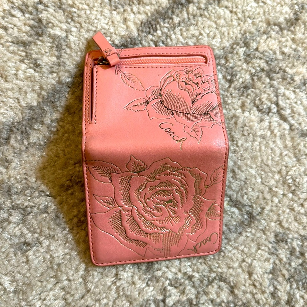 Pink Coach Wallet